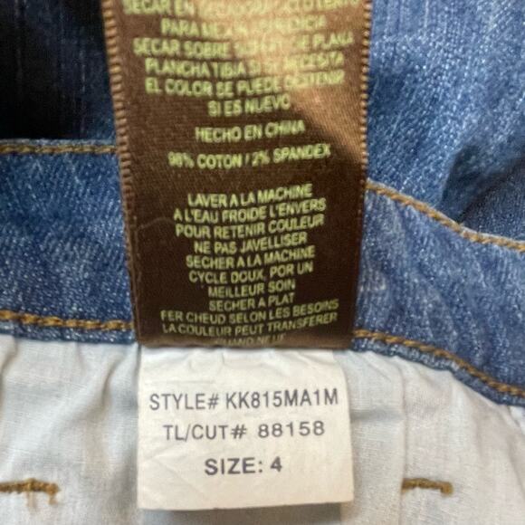 KUT FROM THE CLOTH Y2K WESTERN BOHO PENCIL SKIRT BLUE SMALL 4 - Picture 8 of 9